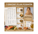7-dniowy plan posiłków PDF dla zdrowej rutyny odżywiania włosów