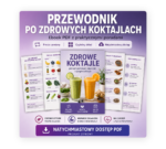 Przewodnik po zdrowych koktajlach - okładka PDF