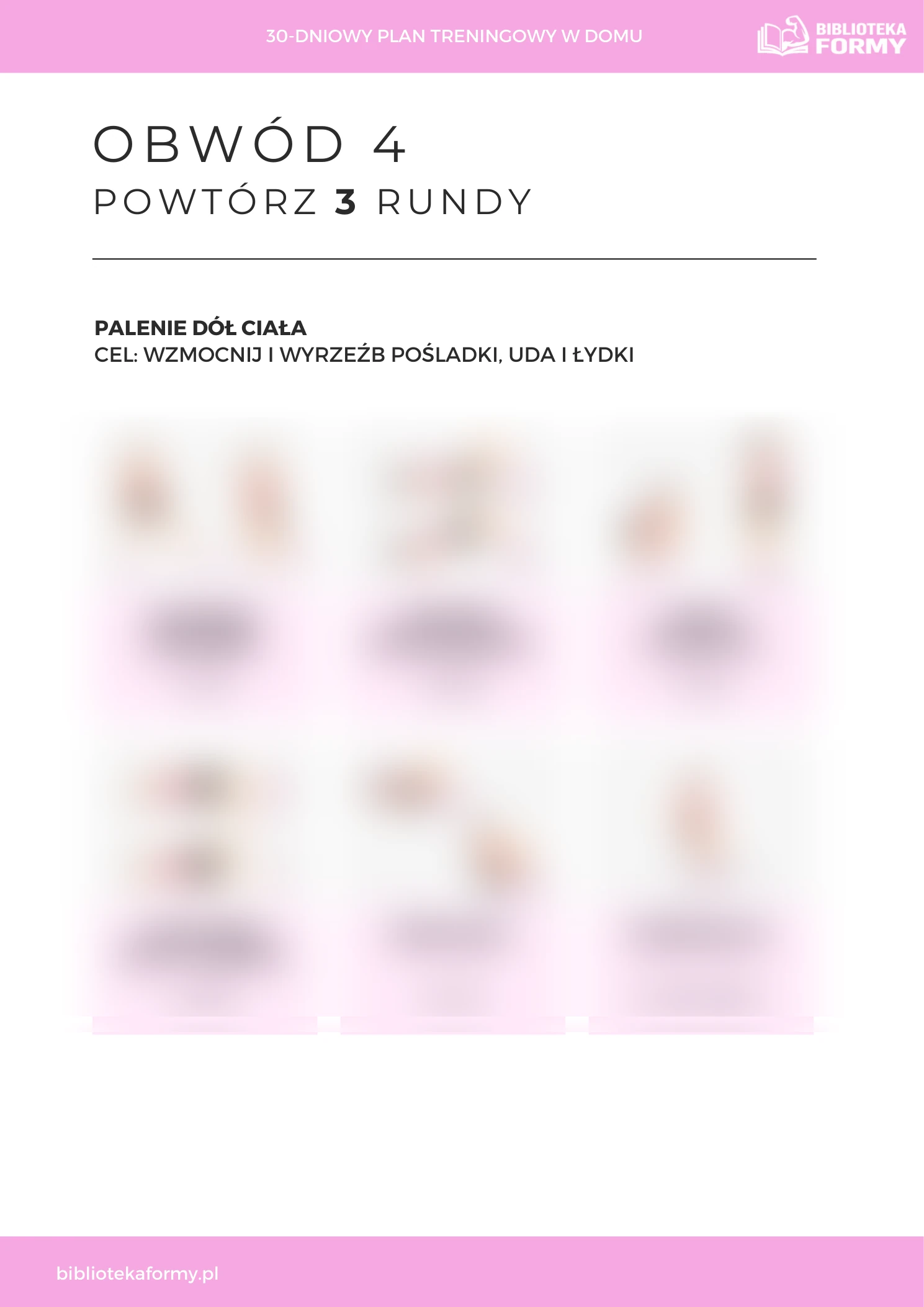 Obwód 4: Palenie dolnych partii (Nogi i pośladki) – podgląd