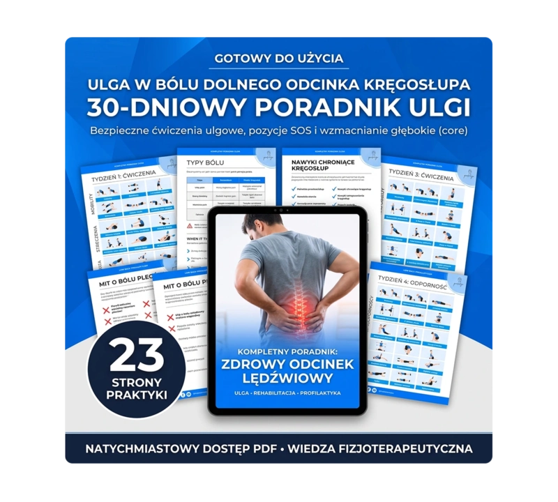 Kręgosłup: Łagodzenie bólu dolnego odcinka – 30-dniowy poradnik ulgi