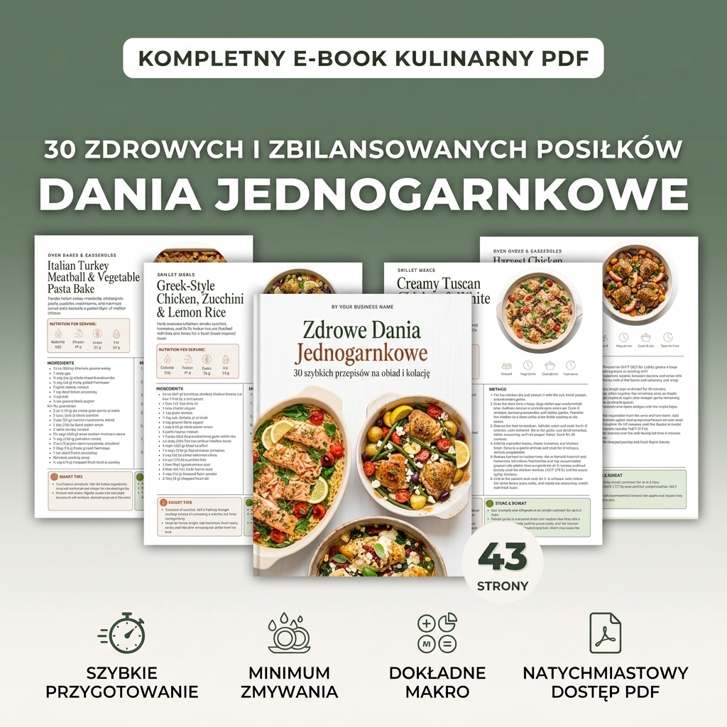 Zdrowe dania jednogarnkowe - e-book PDF