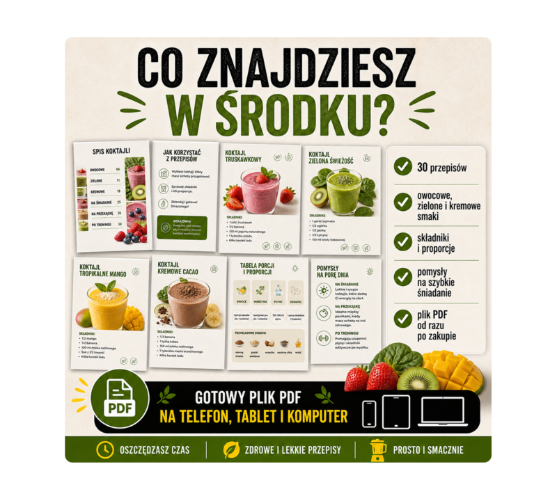 Podgląd zawartości PDF 30 koktajli odchudzających