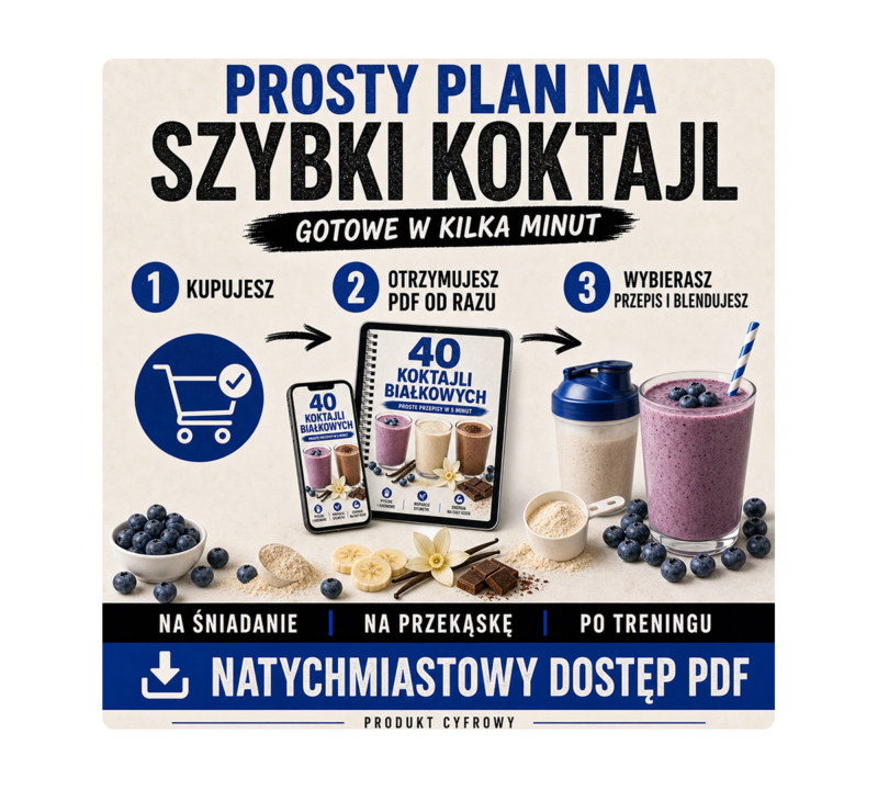 Jak kupić PDF i przygotować szybki koktajl białkowy