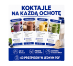 Owocowe, czekoladowe, kremowe i zielone koktajle białkowe