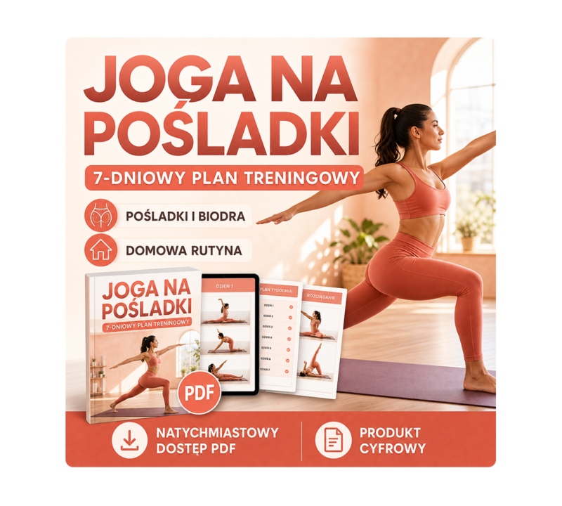 Joga na pośladki - 7-dniowy plan treningowy PDF
