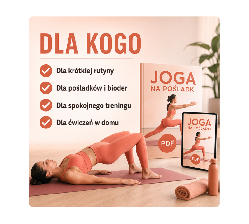 Joga na pośladki - 7-dniowy plan treningowy PDF