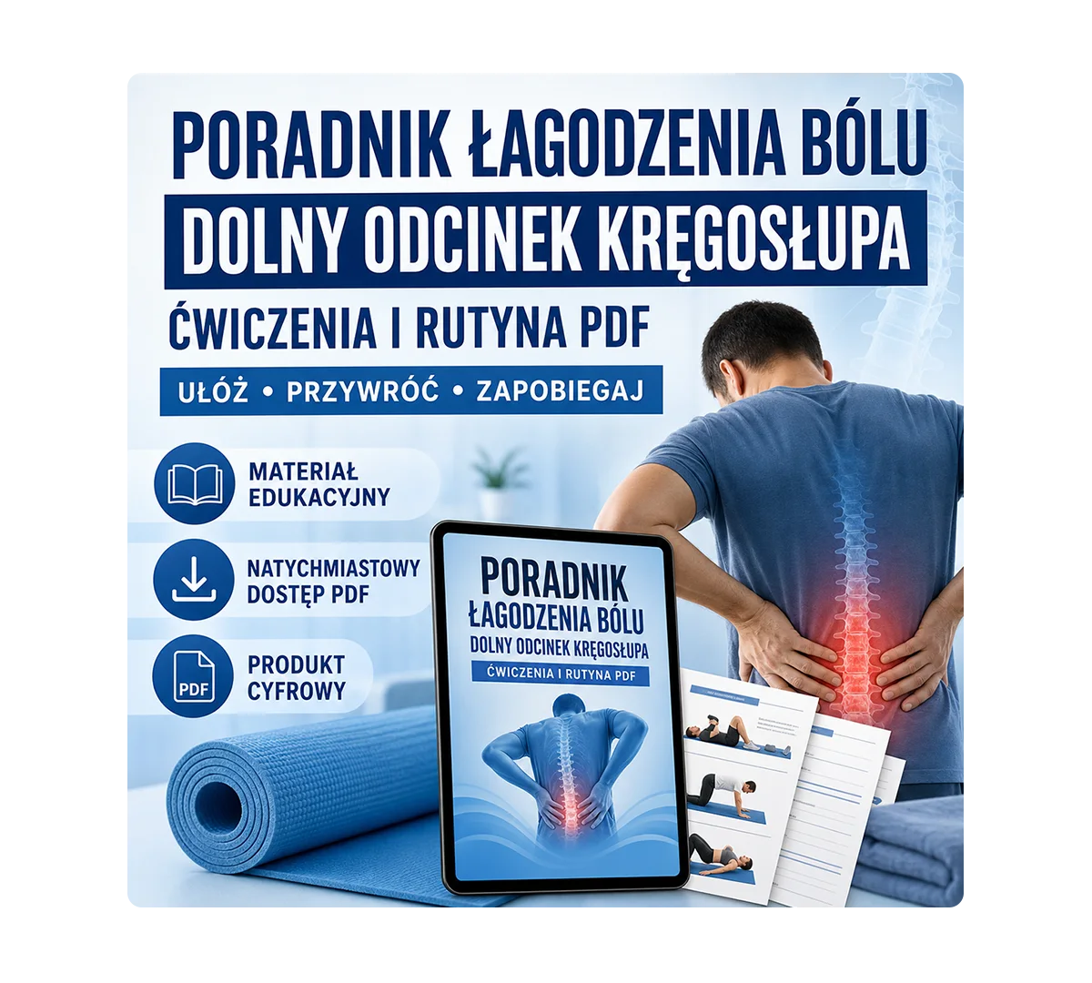 Kręgosłup (Łagodzenie bólu dolnego odcinka)