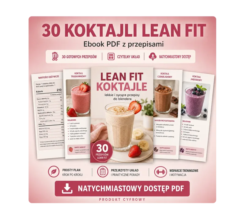 Zestaw Koktajli i Białka 6 w 1 - Lean Fit