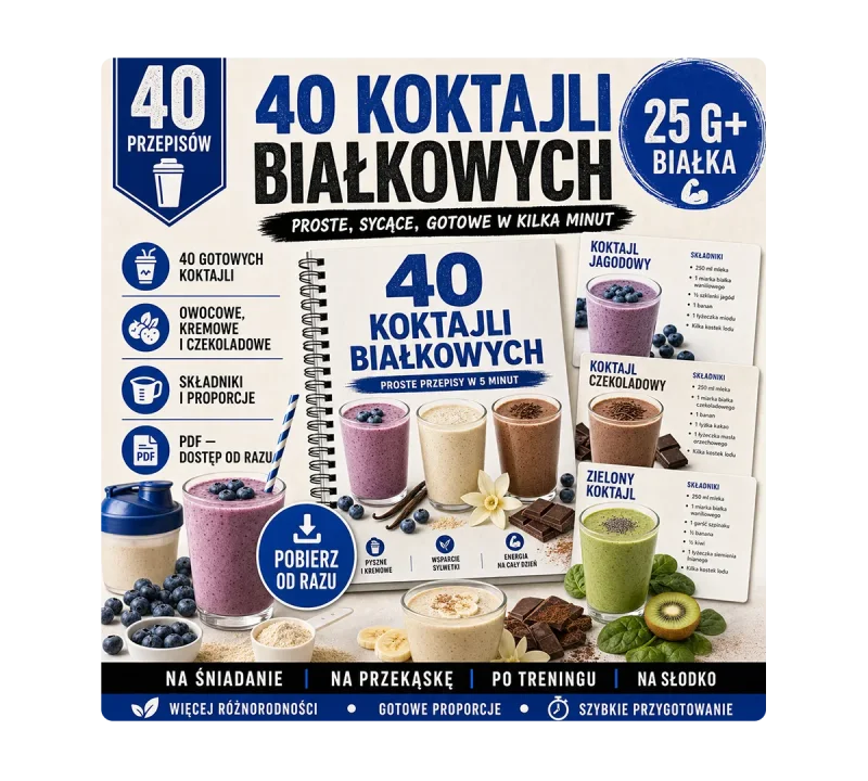 Zestaw Koktajli i Białka 6 w 1 - Koktajle białkowe
